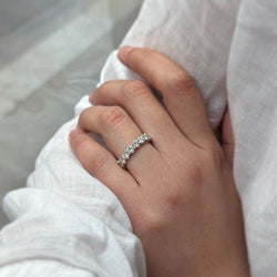 Alliance Américaine - Or blanc & Diamants - Castafiore