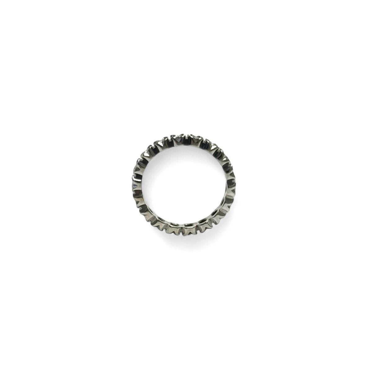 Alliance américaine or gris et diamants - Castafiore
