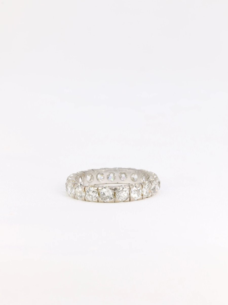 Alliance américaine vintage diamants taille ancienne 2.85 ct - Castafiore