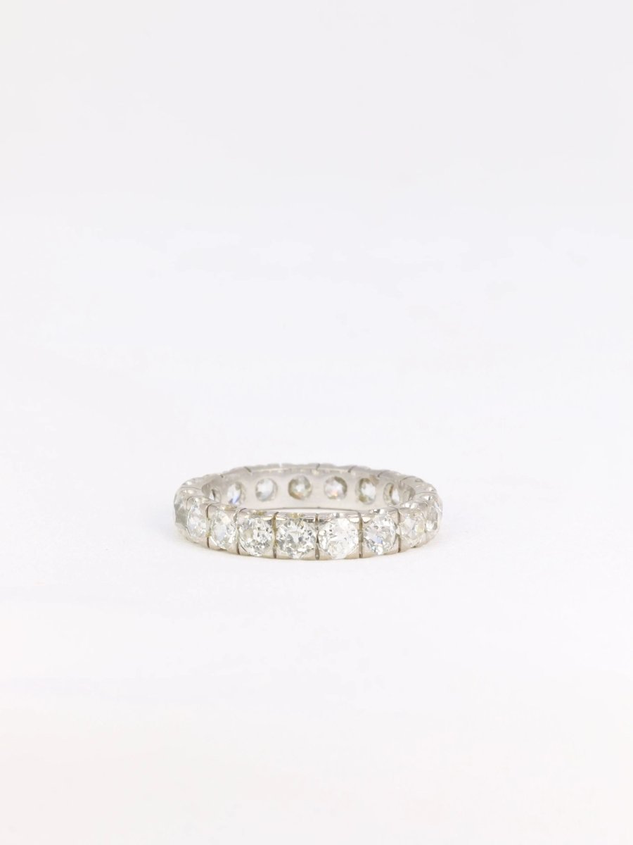 Alliance américaine vintage diamants taille ancienne 2.85 ct - Castafiore