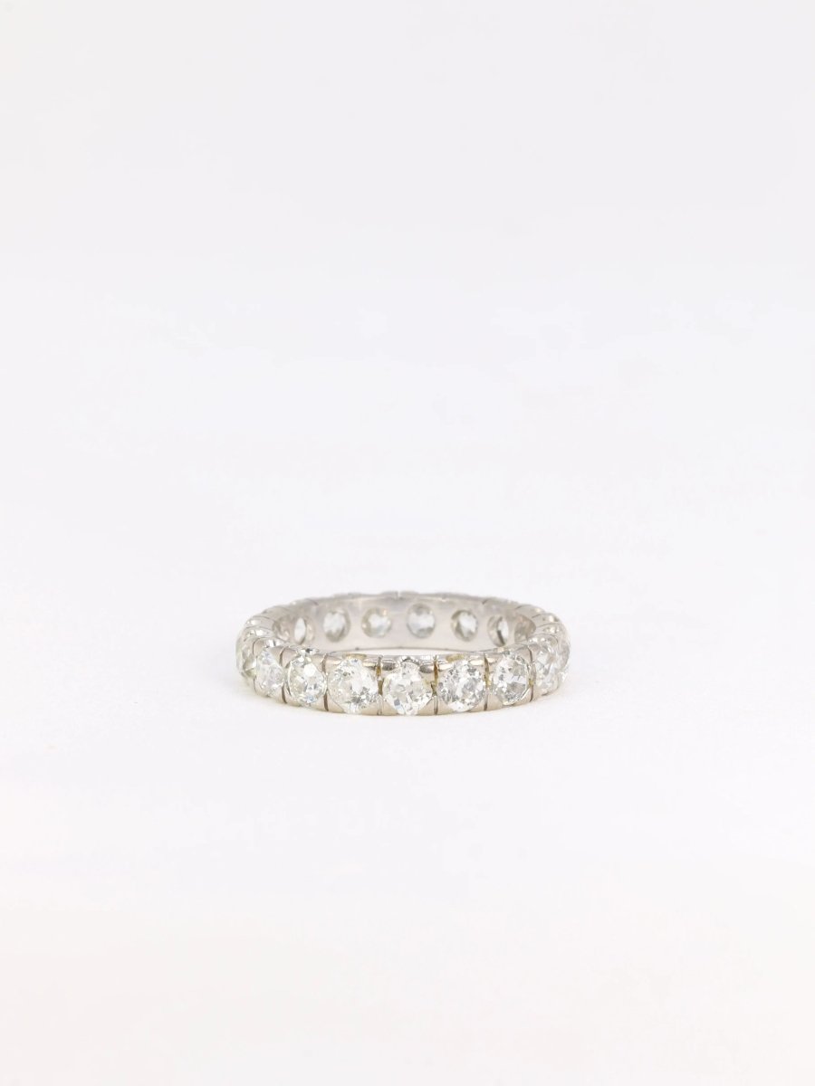 Alliance américaine vintage diamants taille ancienne 2.85 ct - Castafiore