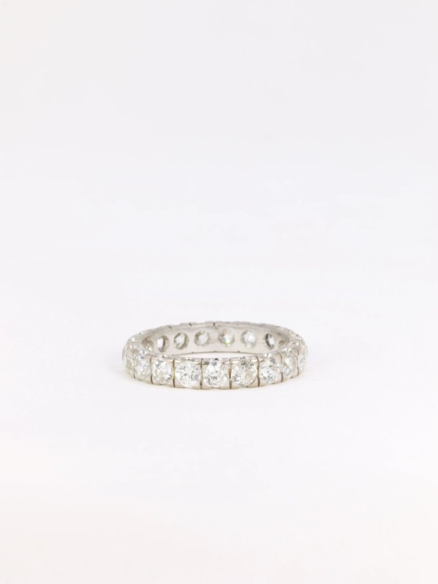 Alliance américaine vintage diamants taille ancienne 2.85 ct - Castafiore