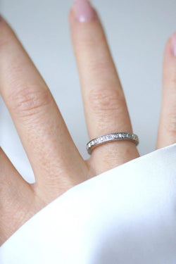 Alliance Art Déco Diamants sur Platine - Castafiore