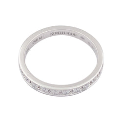 Alliance BOUCHERON "Beloved" en platine et diamants. - Castafiore