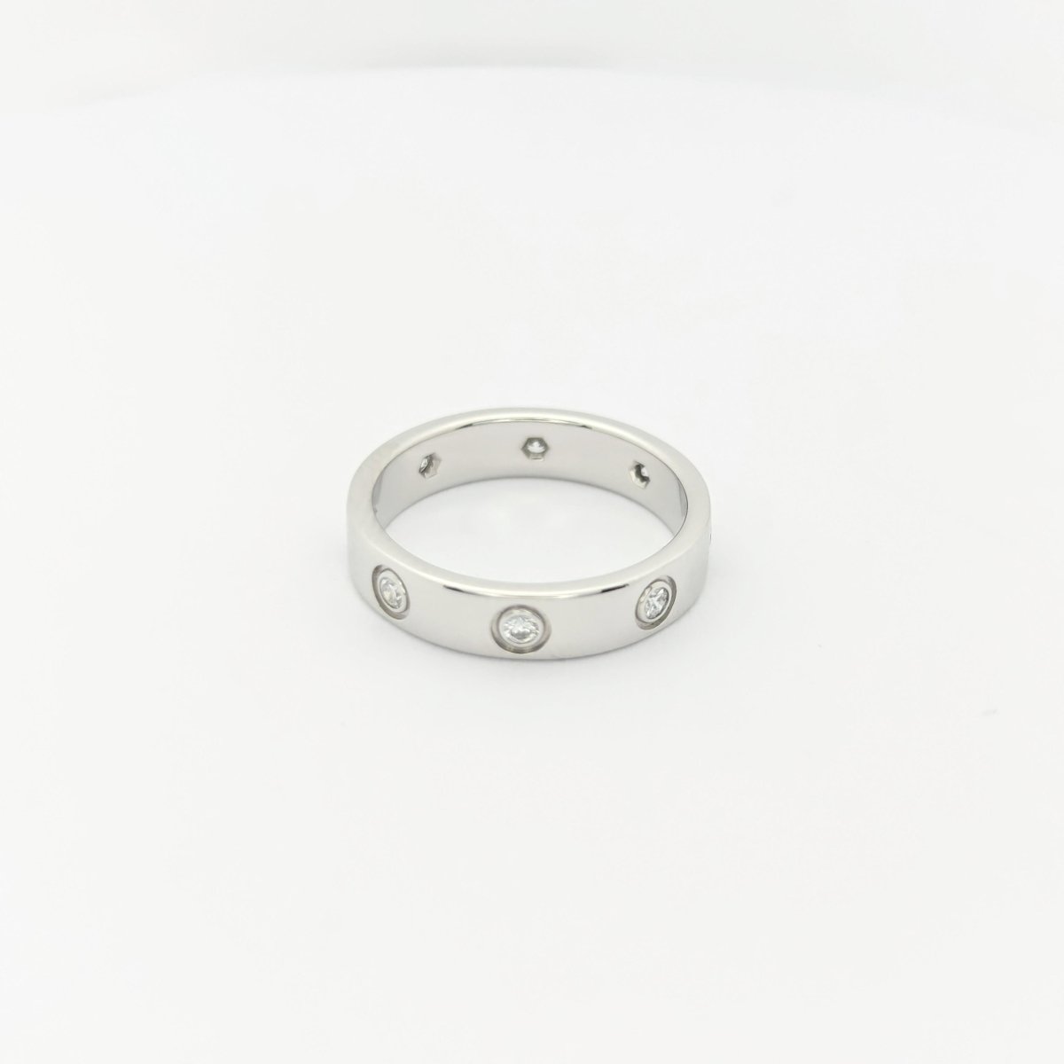 Alliance CARTIER "Love" en or blanc et diamant - Castafiore