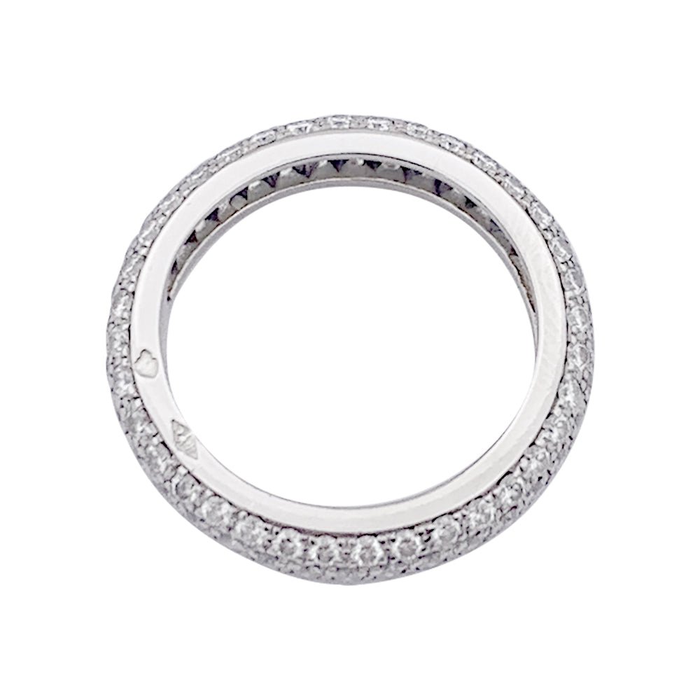 Alliance Cartier platine, diamants. - Castafiore