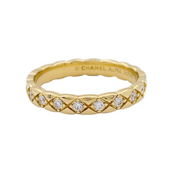 Alliance CHANEL "Coco Crush" en or jaune et diamants - Castafiore