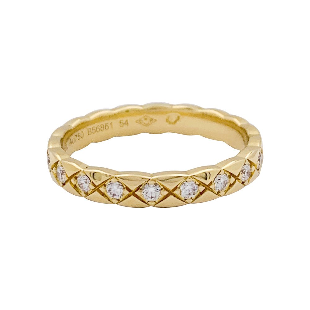 Alliance CHANEL "Coco Crush" en or jaune et diamants - Castafiore