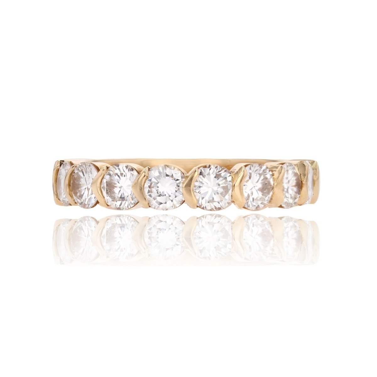 Alliance DEMI Diamants en or jaune - Castafiore