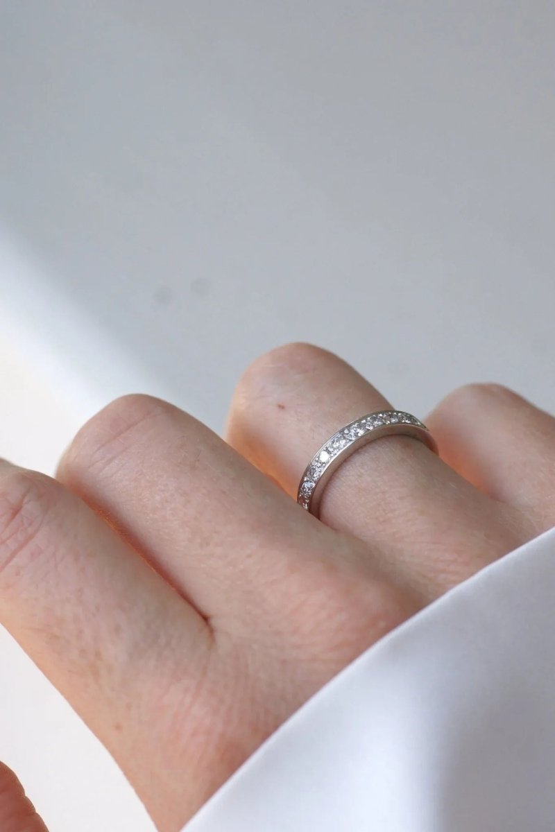 Alliance Diamants Art Déco Platine - Castafiore