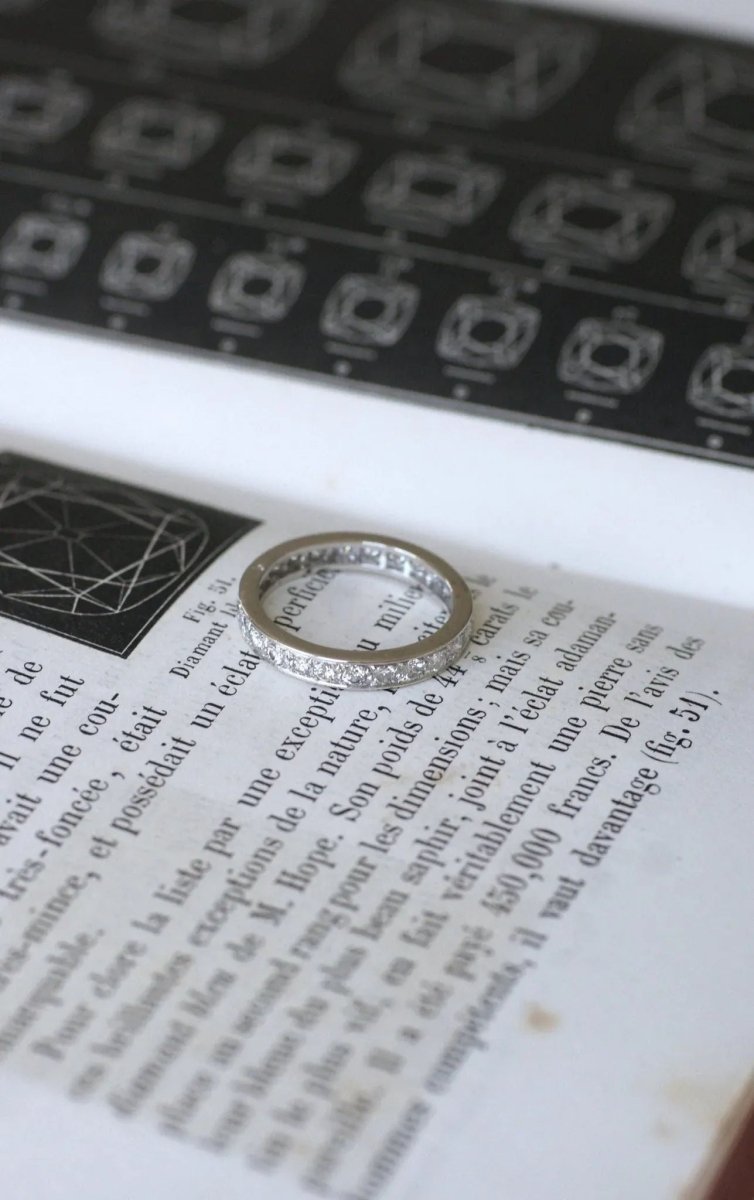 Alliance Diamants Art Déco Platine - Castafiore