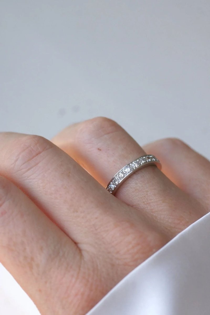 Alliance Diamants Art Déco Platine - Castafiore