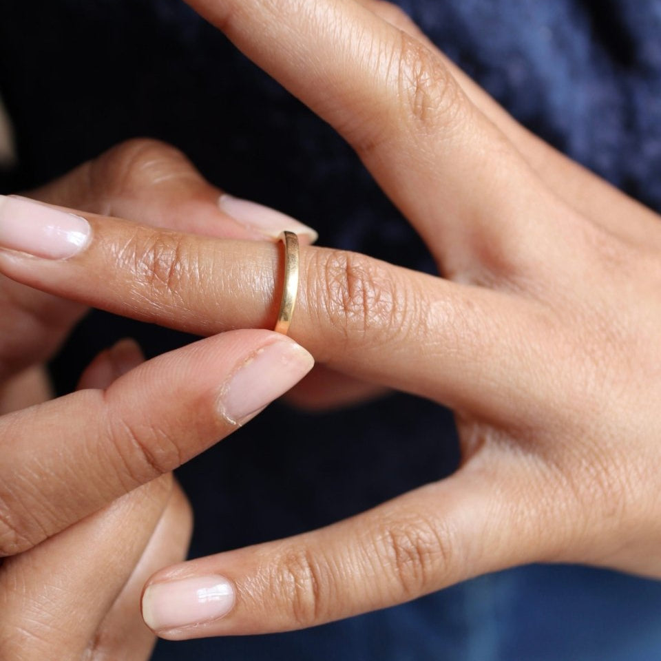 Alliance DIHN VAN en or jaune - Castafiore