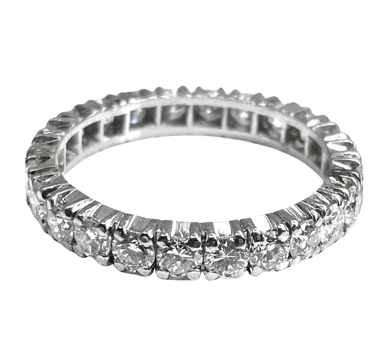 Alliance en or blanc et diamant - Castafiore