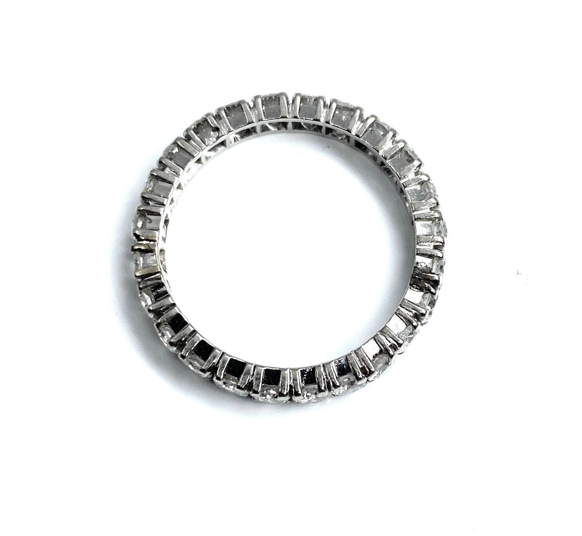 Alliance en or blanc et diamant - Castafiore