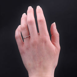 Alliance femme or blanc - Castafiore