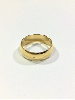 Alliance Homme Incurvée En Or - Castafiore