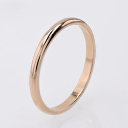 Alliance homme or rose bombée - Castafiore