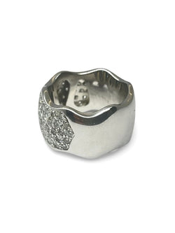 Alliance or blanc et diamant 1,50 ct - Castafiore
