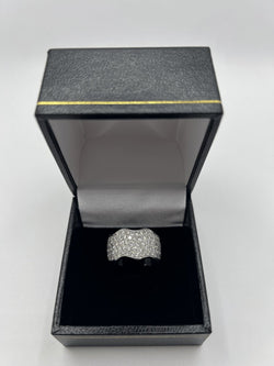 Alliance or blanc et diamant 1,50 ct - Castafiore