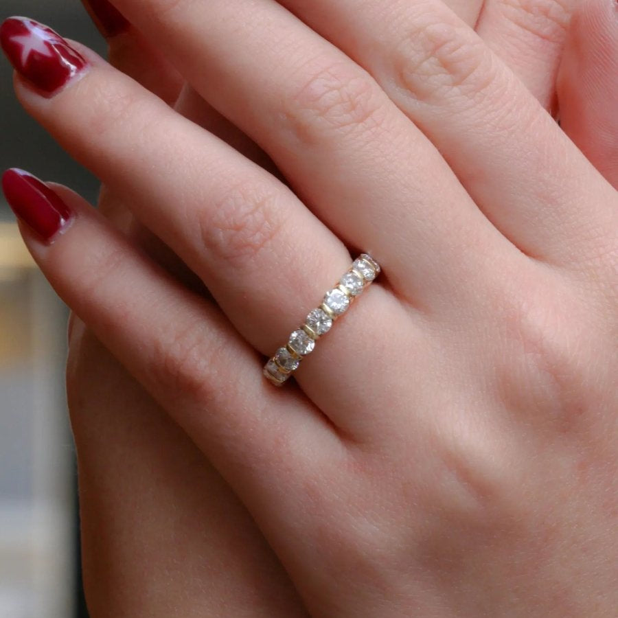 Alliance vintage diamants 3,1 ct - Castafiore