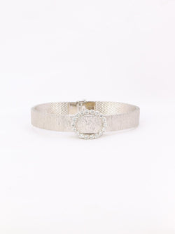 ANDRE COL Montre à secret or blanc diamants - Castafiore