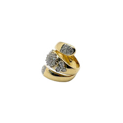 Anello oro 18 kt con diamanti naturali - Castafiore