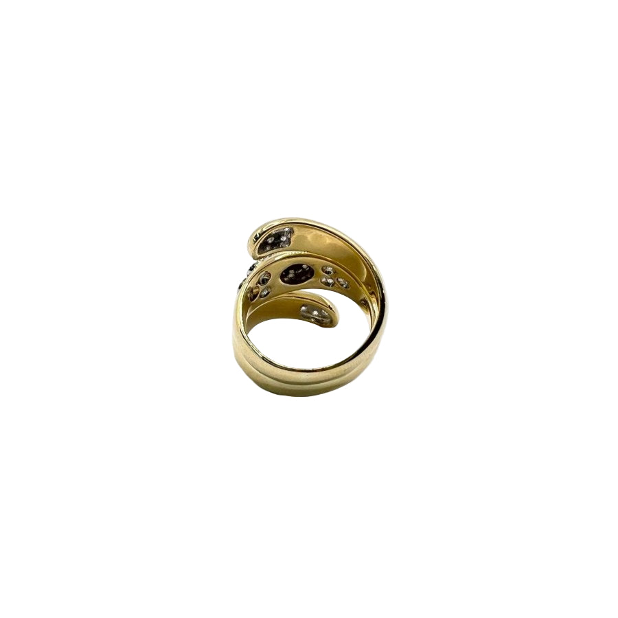 Anello oro 18 kt con diamanti naturali - Castafiore