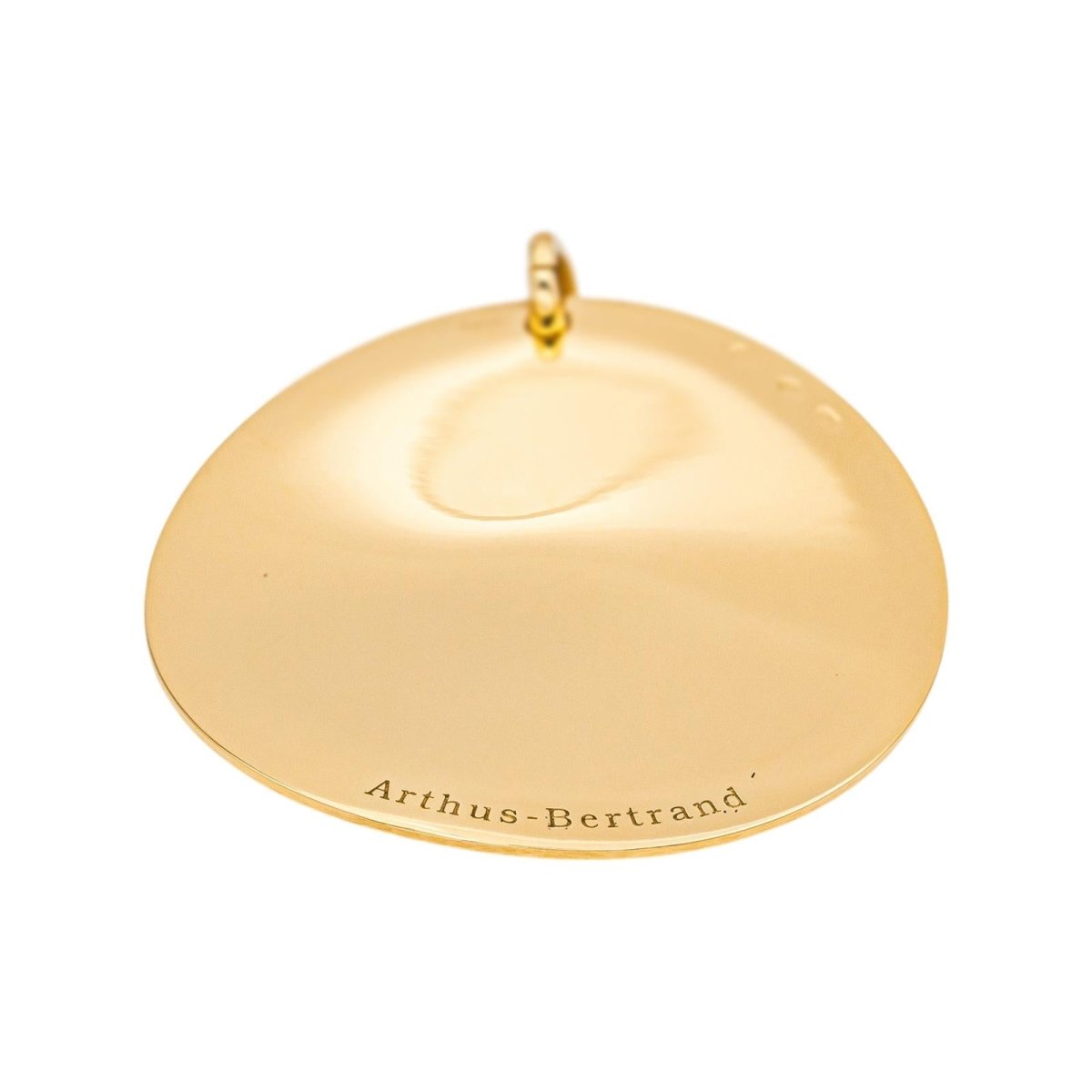 Arthus Bertrand Pendentif Rond Uni Or jaune - Castafiore