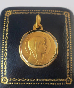 AUGIS et GRUN - Médaille pendentif biface Or - Castafiore