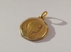 AUGIS et GRUN - Médaille pendentif biface Or - Castafiore