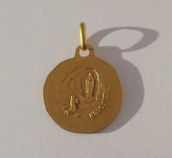 AUGIS et GRUN - Médaille pendentif biface Or - Castafiore