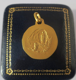 AUGIS et GRUN - Médaille pendentif biface Or - Castafiore