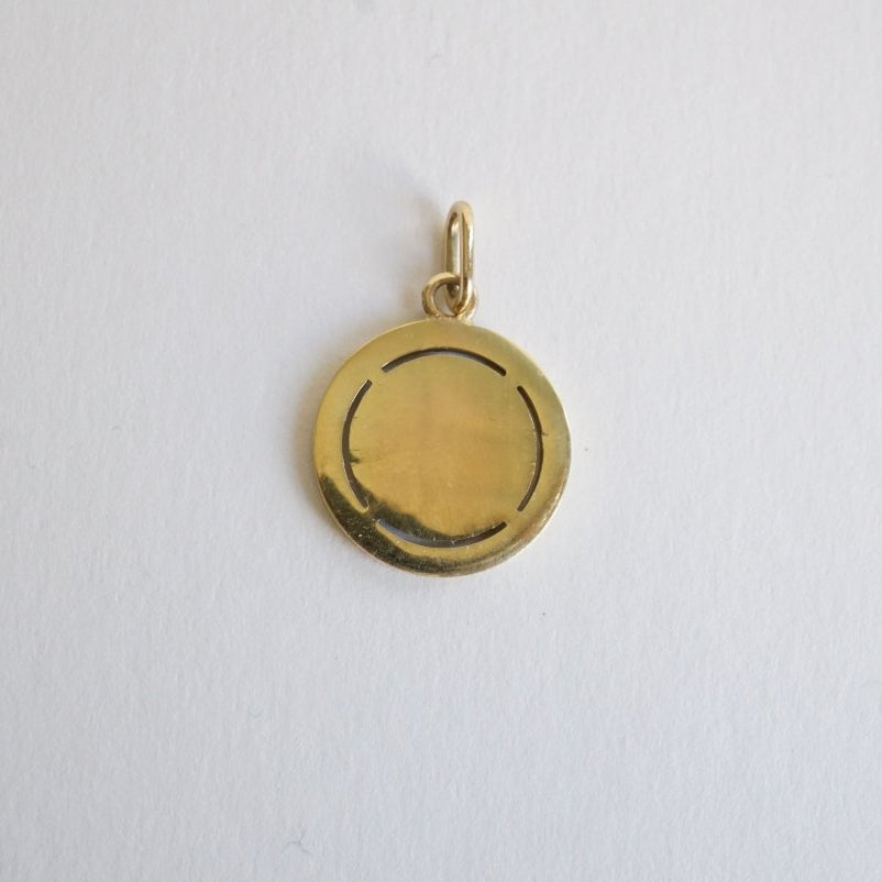 Augis Médaille or rubis et diamants - Castafiore