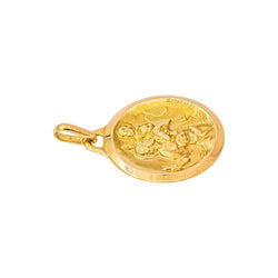 Augis Pendentif Médaille Or jaune - Castafiore
