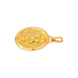 Augis Pendentif Médaille Or jaune - Castafiore
