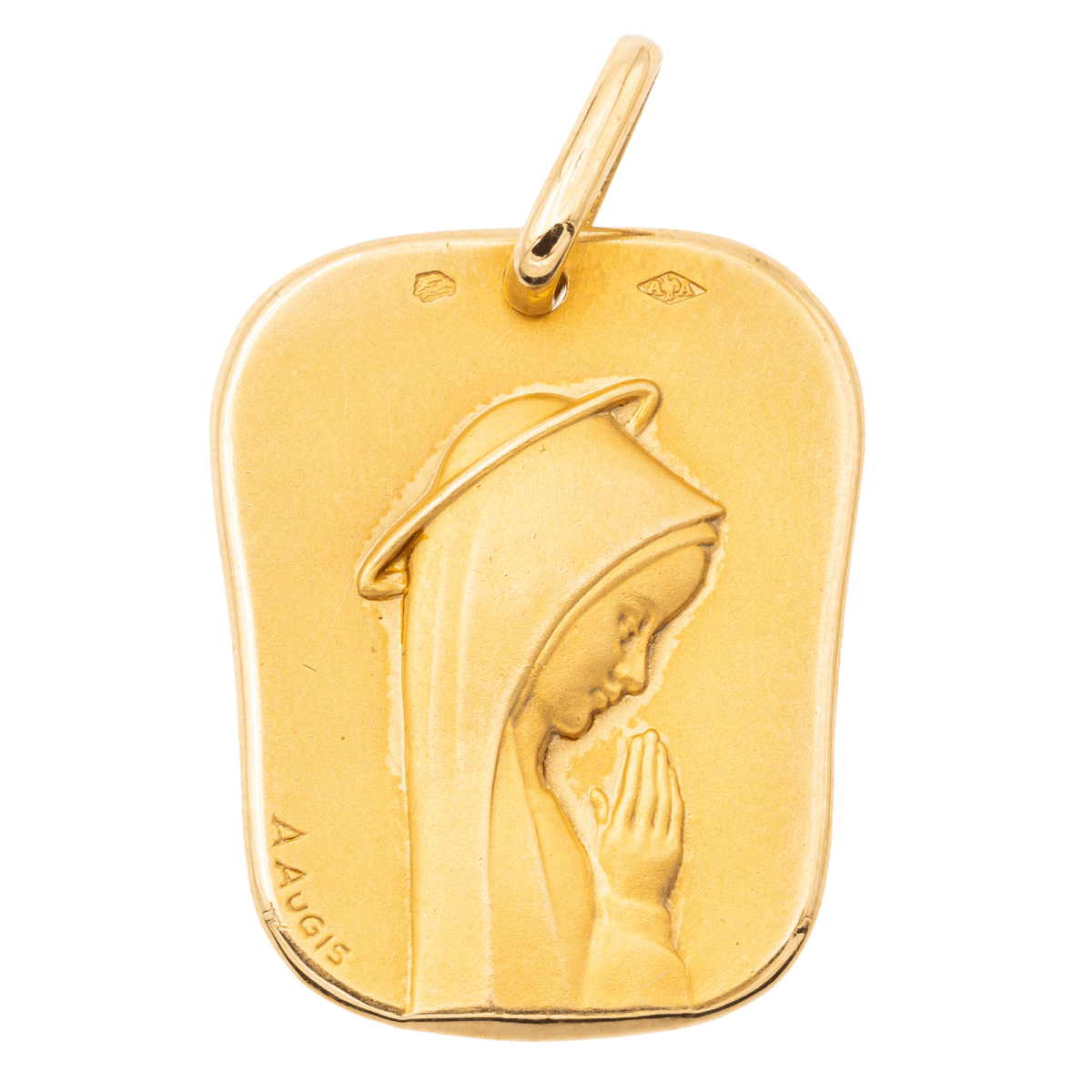 Augis Pendentif Religieux Vierge Marie Or jaune - Castafiore