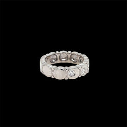 Authentic Marina B Diamond Gold Band Ring - Castafiore