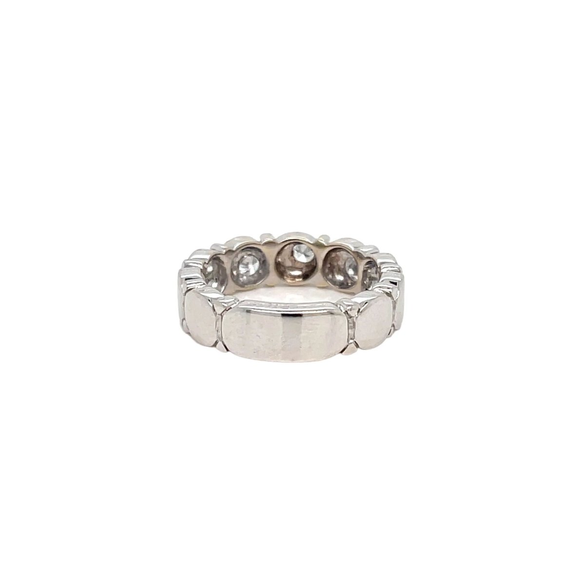 Authentic Marina B Diamond Gold Band Ring - Castafiore