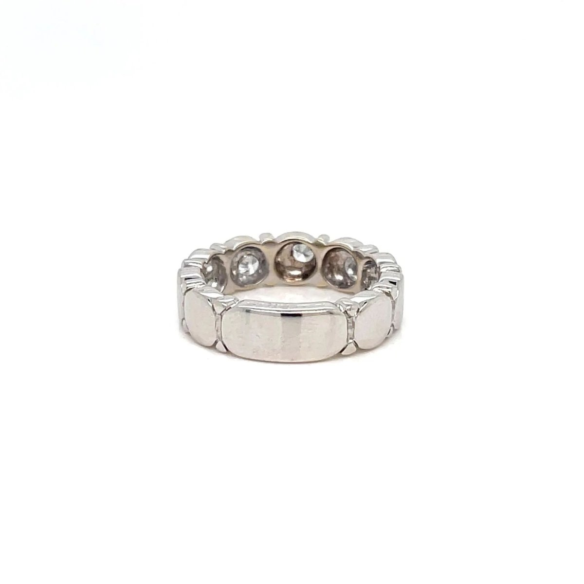 Authentic Marina B Diamond Gold Band Ring - Castafiore