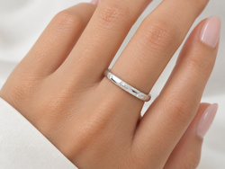 Bague Alliance POMELLATO "Lucciole" en or blanc et diamant
