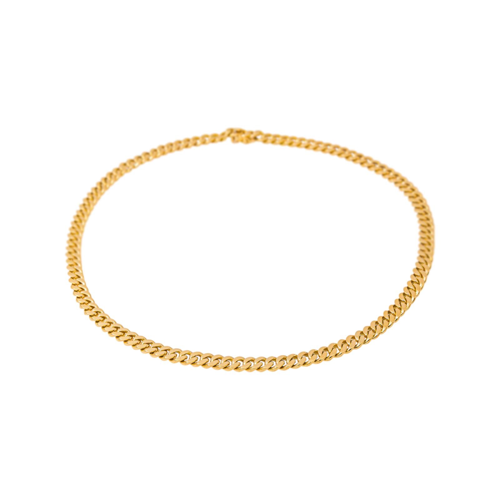 Collier Maille gourmette Or jaune