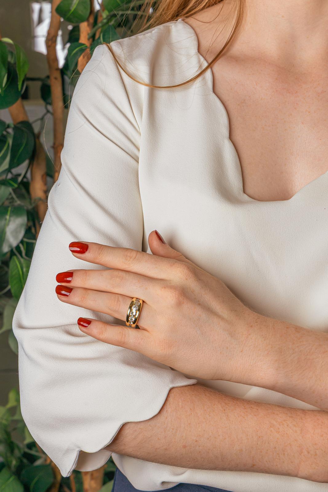 Bague Or jaune Diamant