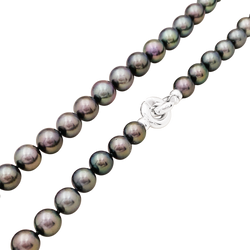 Collier Perles en or blanc