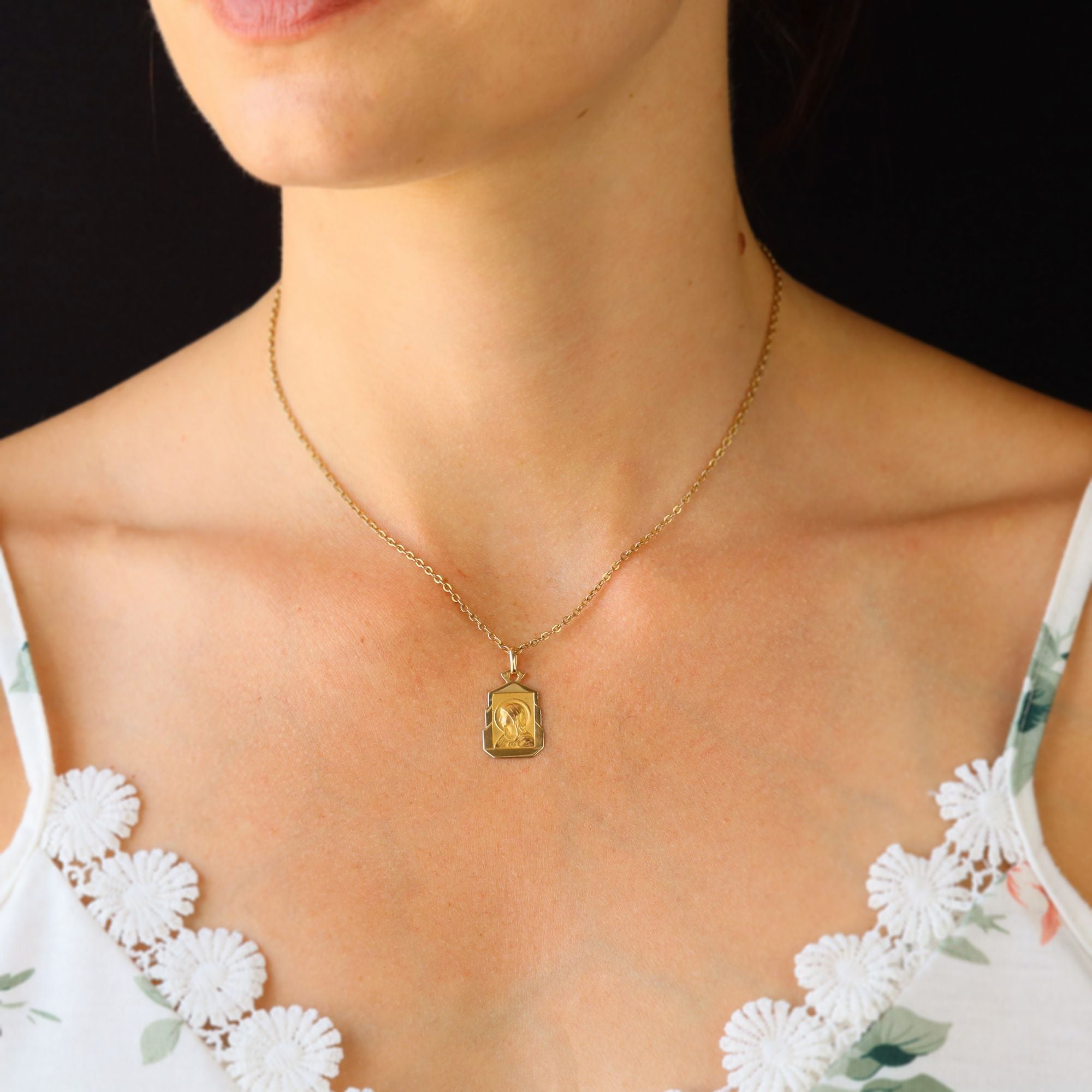 Médaille en or rose