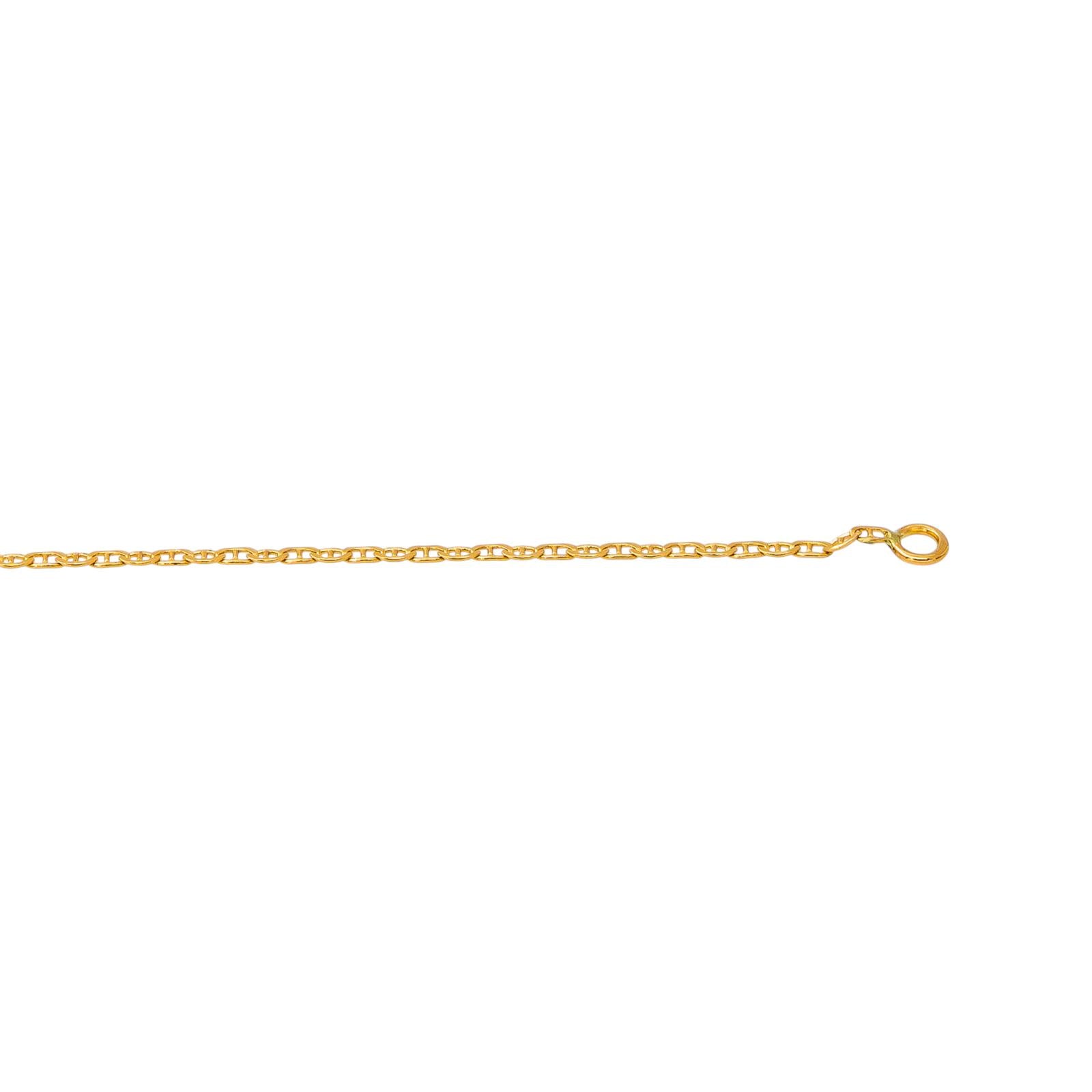 Collier Maille Marine Or jaune