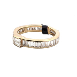 Bague Alliance VERETTA en or jaune et diamants
