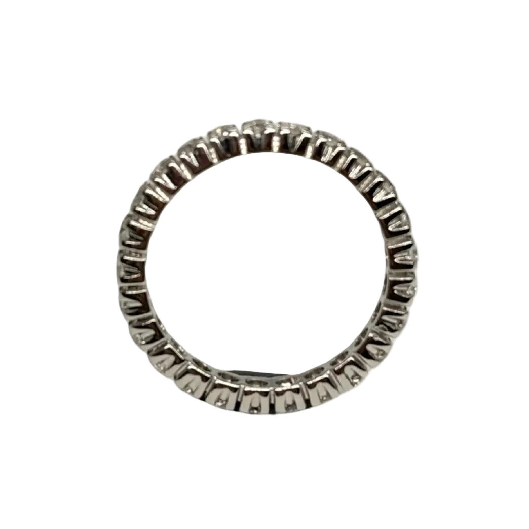 Bague Alliance en or blanc et diamants