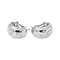 Boucles d'oreilles Or blanc Diamant