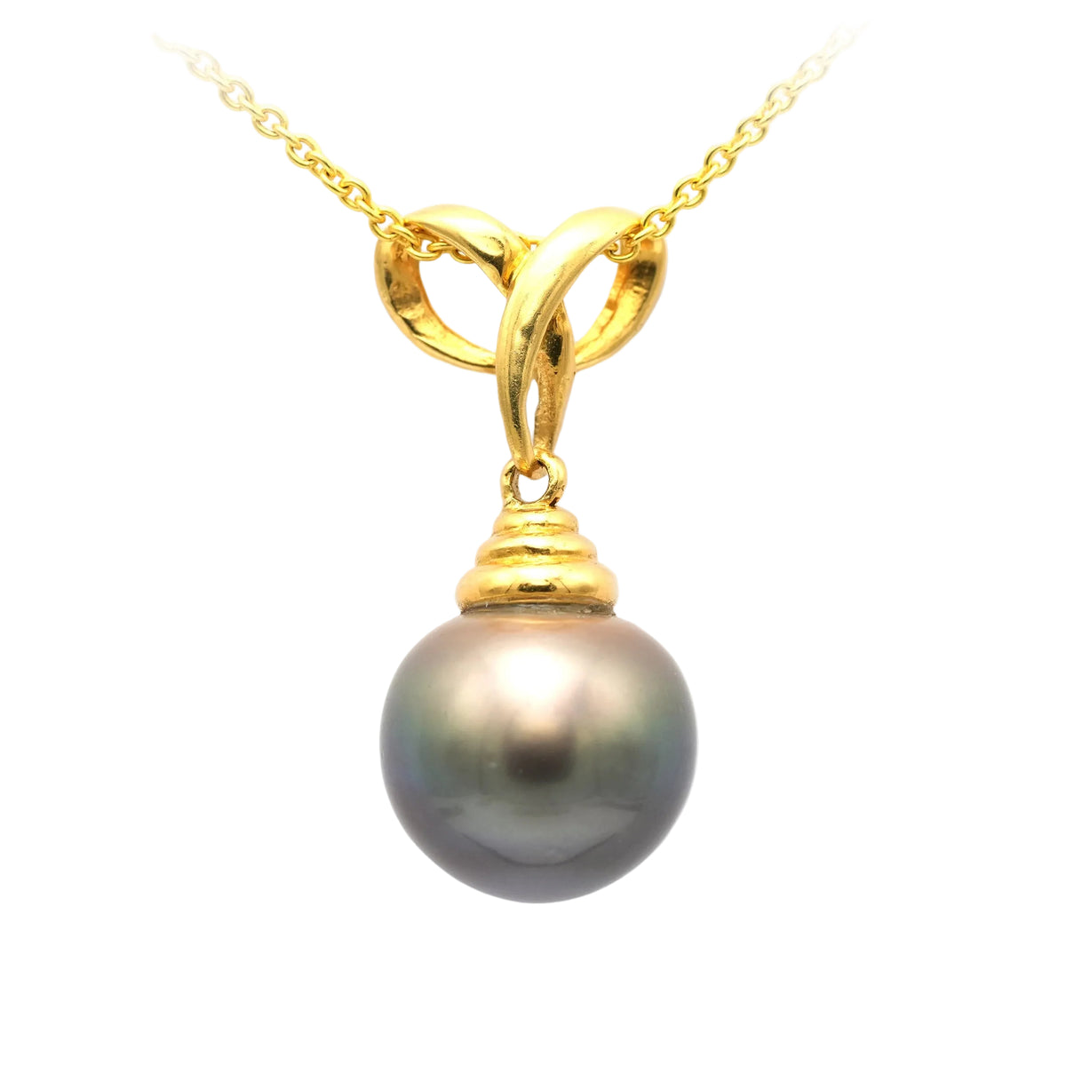 Pendentif en or jaune et perle